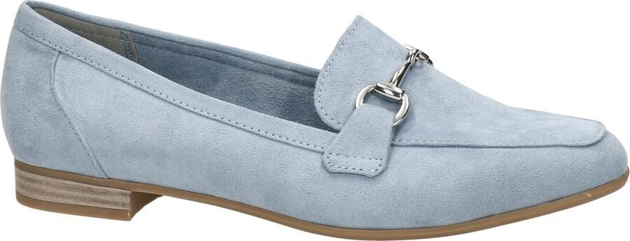 Marco Tozzi dames loafer Licht blauw