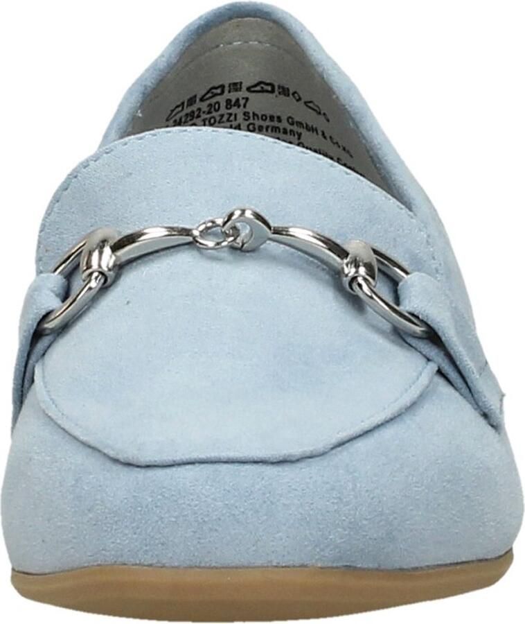Marco Tozzi dames loafer Licht blauw - Foto 3