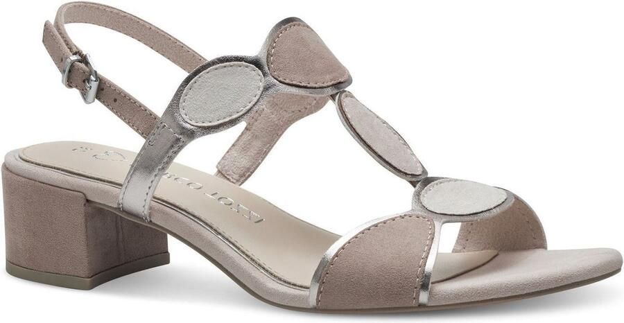 Marco Tozzi Sandaaltjes blokhak zomerschoen bandjessandaal met verstelbare gesp - Foto 2