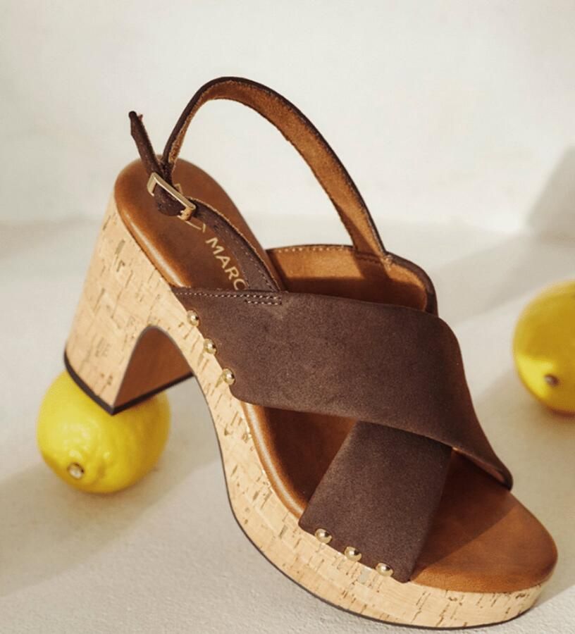 Marco Tozzi Dames Sandaal Bruin