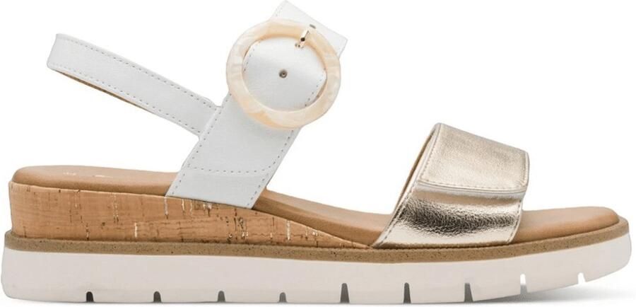 Marco Tozzi Dames Sandaal Wit