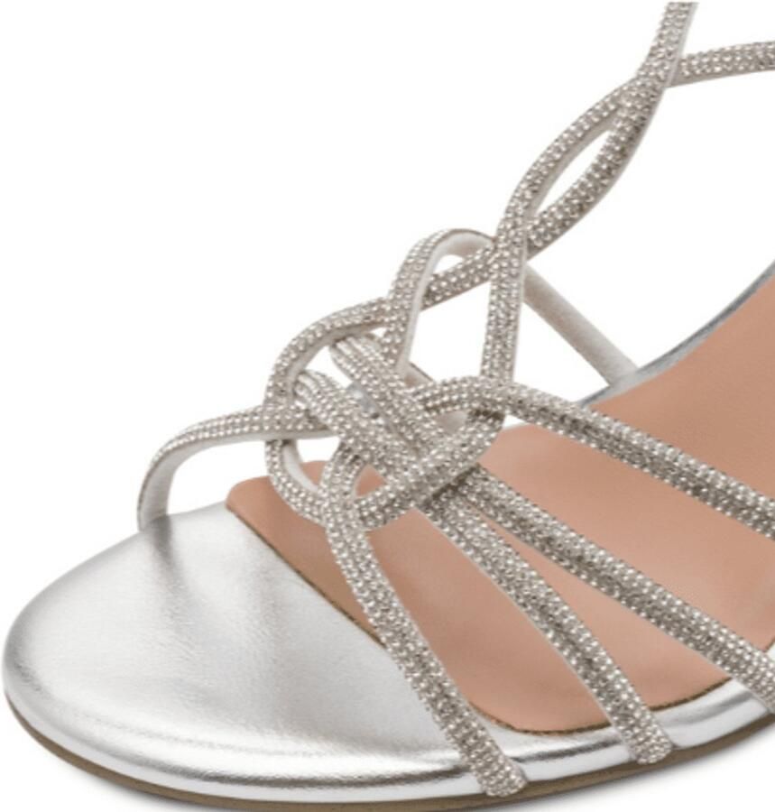 Marco Tozzi Dames Sandaal Zilver