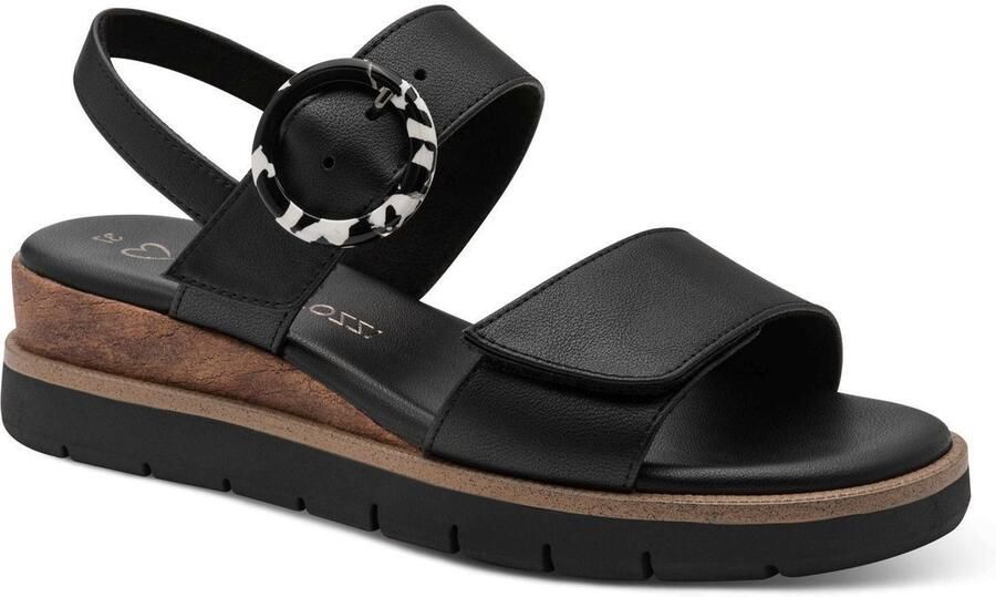 Marco Tozzi Dames Sandaaltje 2-28712-46 001 F-breedte