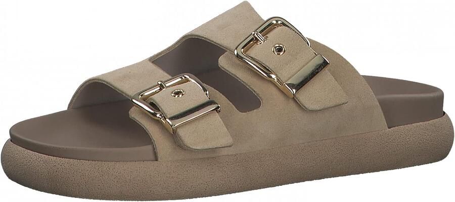 Marco Tozzi Dames Sandalen 2-2-27404-28 Leer Cappuccino