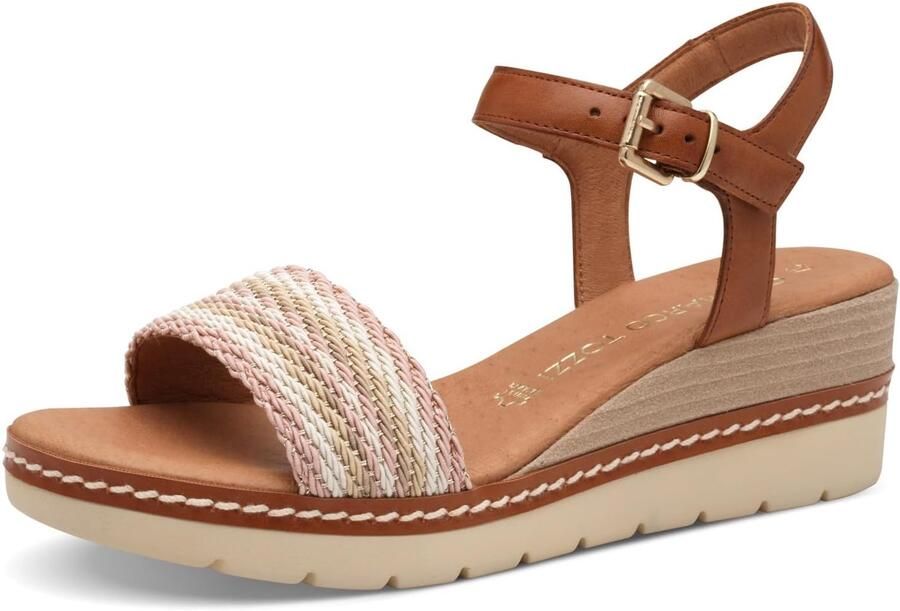 Marco Tozzi Dames Sandalen 2-28720-44 Nude Comb