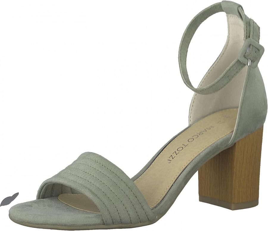 Marco Tozzi Dames Sandalen met Blokhak Groen )