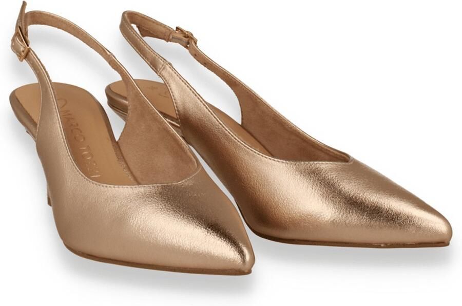 Marco Tozzi Dames Slingback Platinum Goud - Foto 2
