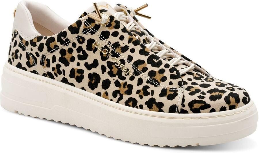 MARCO TOZZI Sneakers laag cappuccino donkerbruin zwart