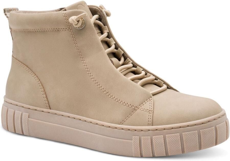 Marco Tozzi Sneakers Plateau laarzen high top-sneaker met elastische veters