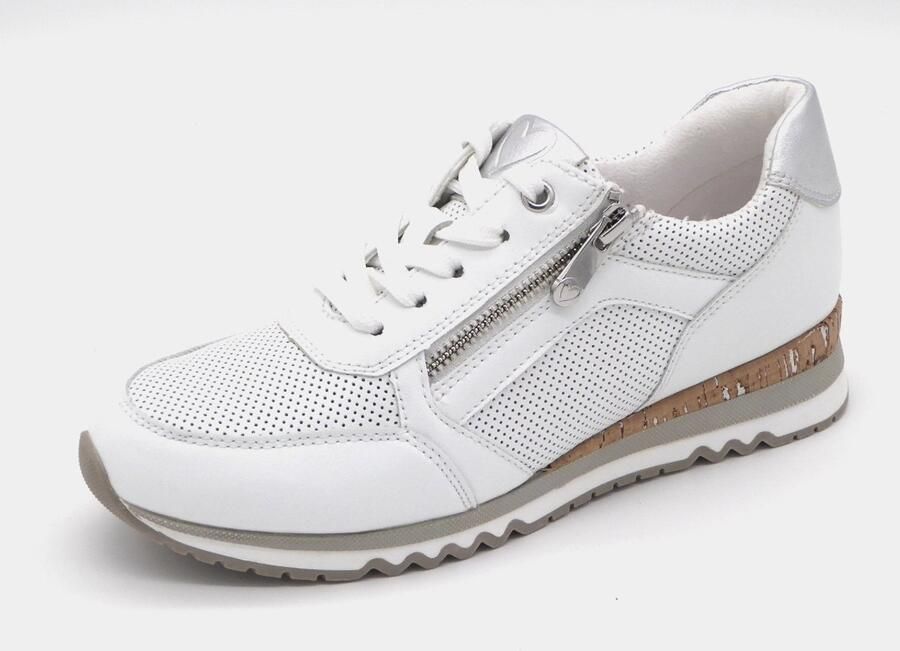 Marco Tozzi MT Vegan Soft Lining + Feel Me removable insole Dames Sneaker WHITE COMB - Foto 2