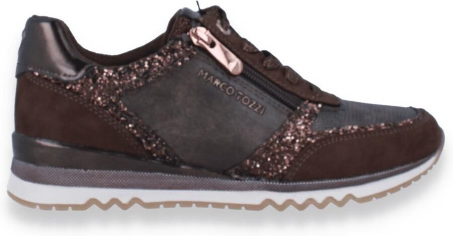 Marco Tozzi Dames Sneaker Bruin - Foto 1
