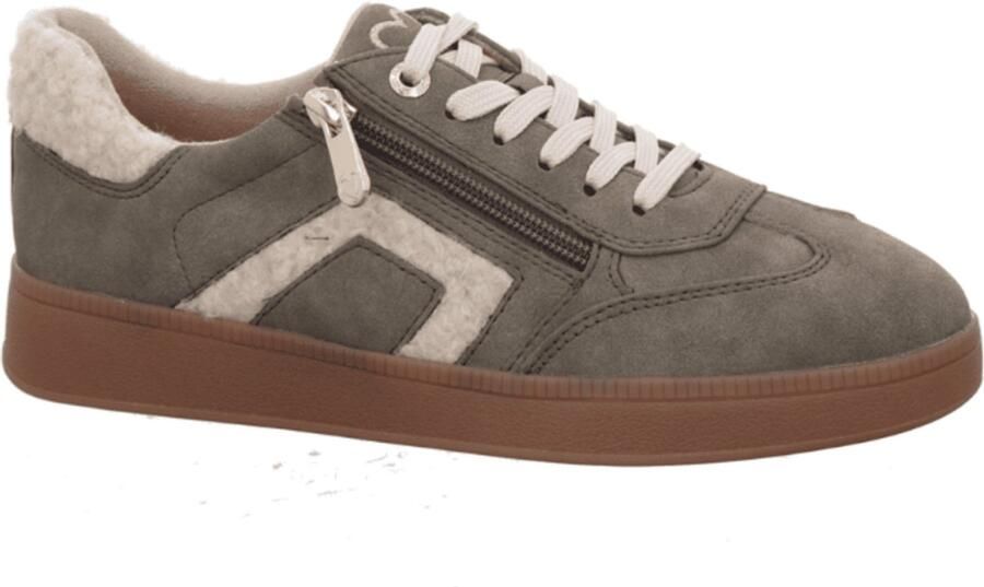 Marco Tozzi Dames Sneaker Kaki