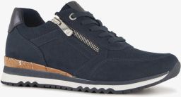 Marco Tozzi Sneakers met sleehak vrijetijdsschoen lage schoen veterschoen in vegan uitvoering