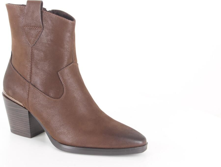 Marco Tozzi Enkellaarsjes Hak Enkellaarsjes Hak cognac