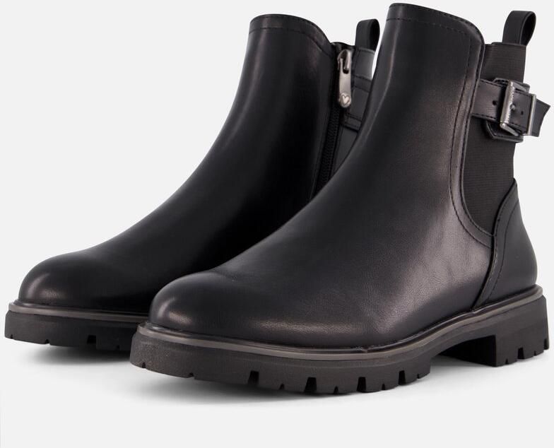 Marco Tozzi Enkellaarsjes zwart Synthetisch Dames