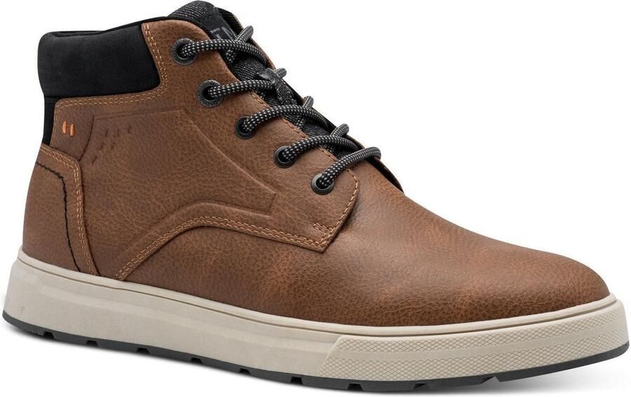 Marco Tozzi Sneakers veterschoen veterboots met zacht gevoerde schachtrand