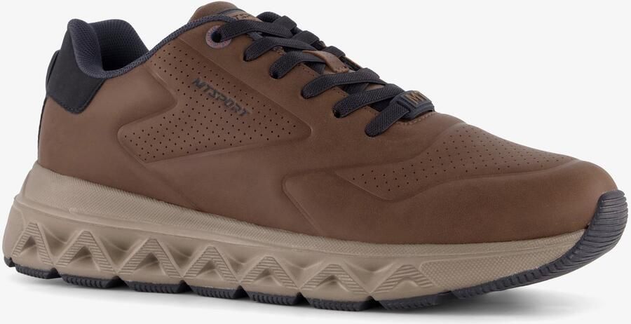 Marco Tozzi heren sneakers cognac Uitneembare zool