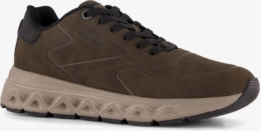 Marco Tozzi heren sneakers donkergroen Uitneembare zool