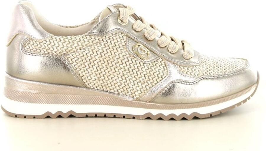 Marco Tozzi 2 23774-41 sneaker goud combi dames veter