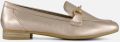 Marco Tozzi Dames Instappers 2-24213-41 957 F-breedte - Goudkleur