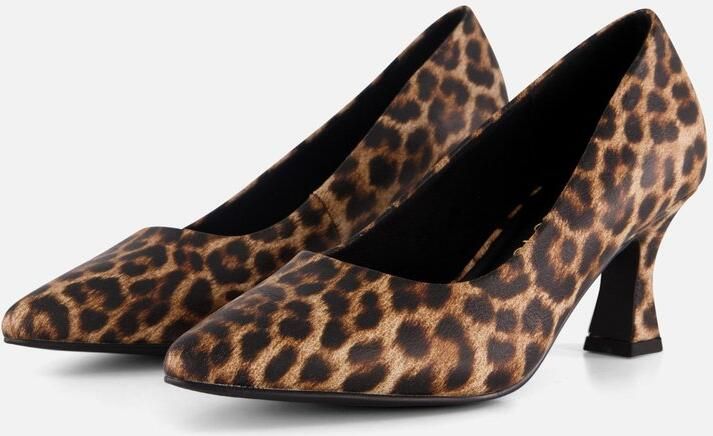 Marco Tozzi Leopard Pumps beige Textiel Dames