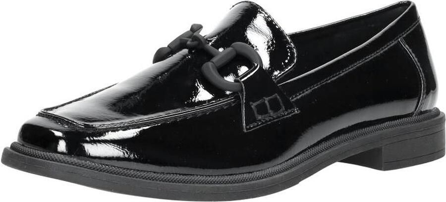 Marco Tozzi Mocassin Zwart lak