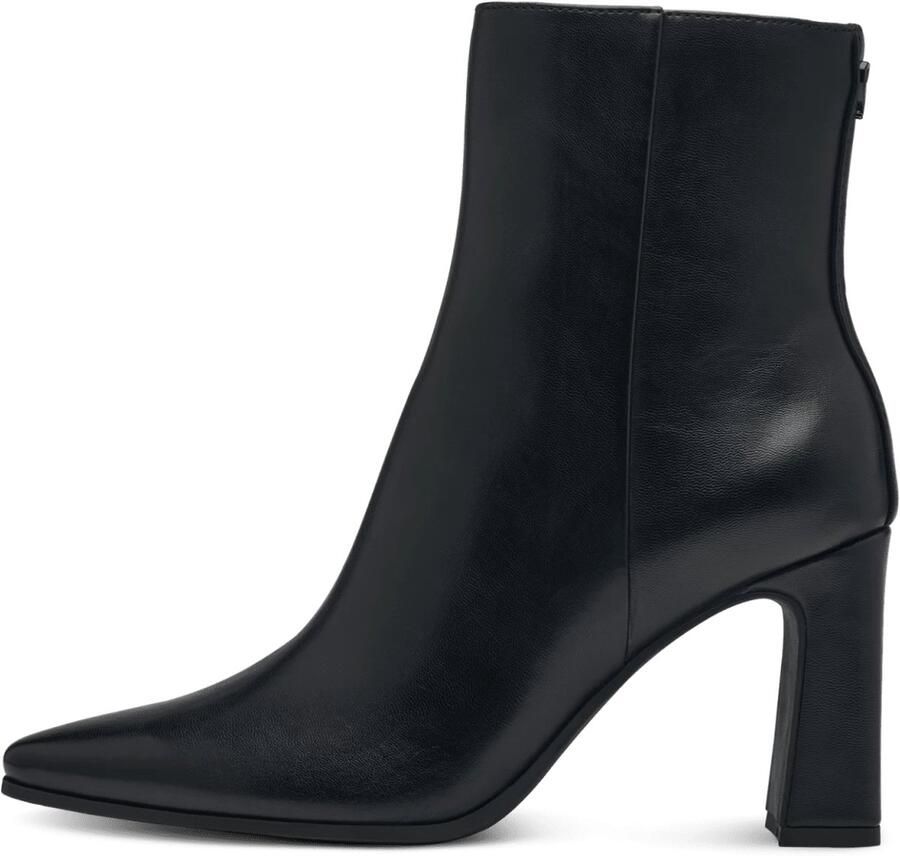 Marco tozzi Dames Enkellaarsjes van Imitatieleer met Rits Black Dames