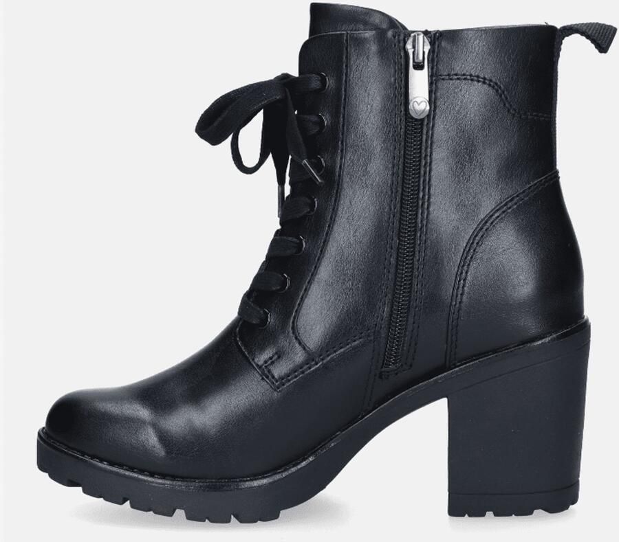 Marco Tozzi MT Vegan Feel Me insole Dames Lace Boot Heel BLACK - Foto 4