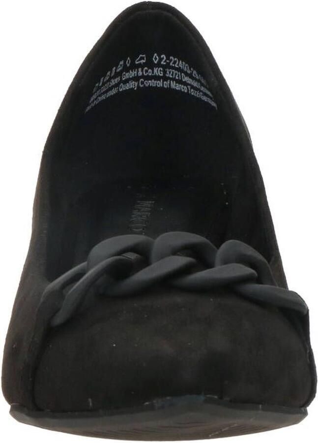 Marco tozzi Zwarte Slingback Schoenen Vegan Suède Black Dames - Foto 5