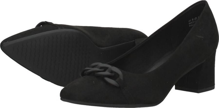 Marco tozzi Zwarte Slingback Schoenen Vegan Suède Black Dames - Foto 12