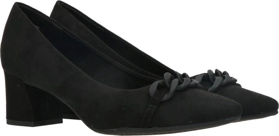 Marco tozzi Zwarte Slingback Schoenen Vegan Suède Black Dames - Foto 13