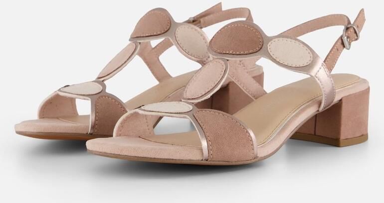 Marco Tozzi Sandaaltjes blokhak zomerschoen bandjessandaal met verstelbare gesp - Foto 3