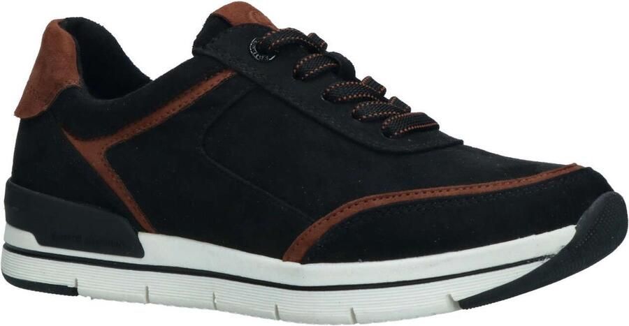 Marco tozzi Zwarte Sneaker met Uitneembaar Voetbed Black Dames - Foto 6