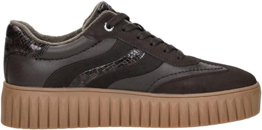 Marco Tozzi Sneakers Laag Sneakers Laag Donkerbruin