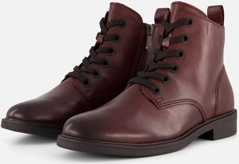 Marco Tozzi Veterboots bordeaux Synthetisch
