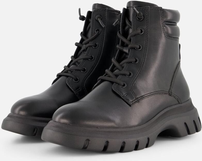 Marco tozzi Veterboots zwart Synthetisch