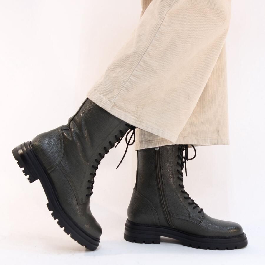 Marco Tozzi Veterschoenen Hoog Veterschoenen Hoog Groen
