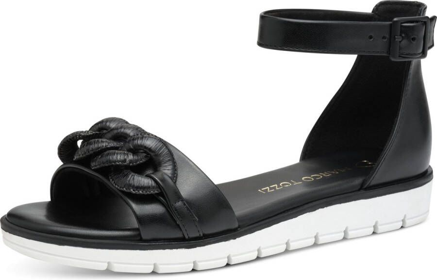 Marco Tozzi MT Soft Lining Dames Slippers en Sandalen BLACK