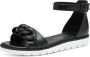 Marco Tozzi MT Soft Lining Dames Slippers en Sandalen BLACK - Thumbnail 1