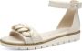 Marco Tozzi MT Soft Lining Dames Slippers en Sandalen CREAM - Thumbnail 1