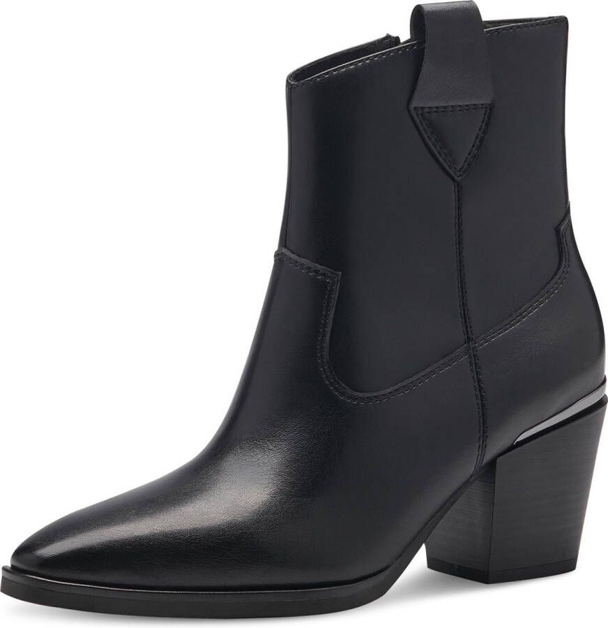 Marco Tozzi MT Soft Lining Feel Me Insole Dames Boot Heel BLACK