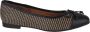 Marco Tozzi MT Vegan Soft Lining + Feel Me insole Dames Ballerina's BLACK COMB - Thumbnail 1