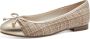 Marco Tozzi MT Vegan Soft Lining + Feel Me insole Dames Ballerina's CREAM MULTI - Thumbnail 3