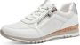 Marco Tozzi MT Vegan Soft Lining + Feel Me removable insole Dames Sneaker WHITE COMB - Thumbnail 1