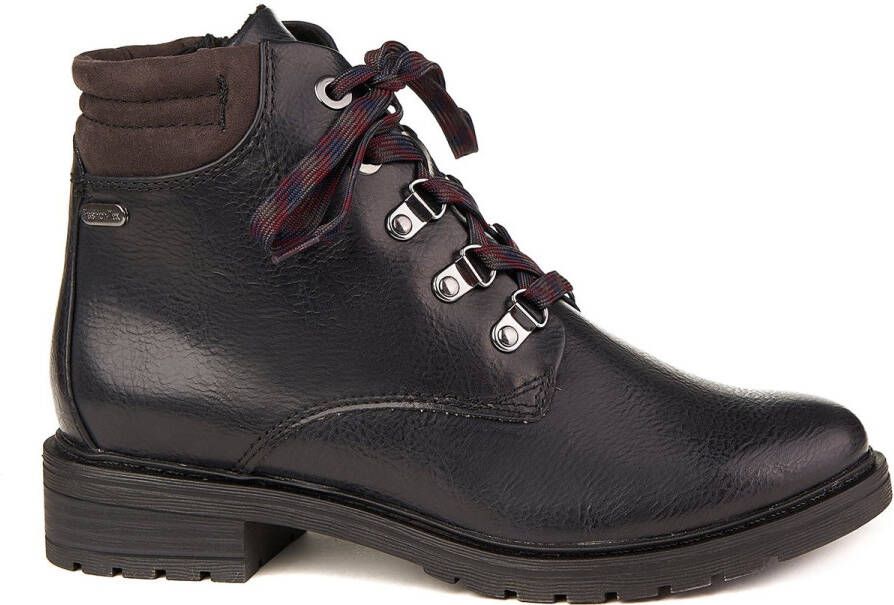 Marco Tozzi navy blue ant bured boot laarzen zln