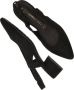 Marco tozzi Zwarte Slingback Schoenen Vegan Suède Black Dames - Thumbnail 3