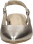 Marco tozzi Metallic Platinum Slingbacks voor dames Beige Dames - Thumbnail 3