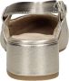 Marco tozzi Metallic Platinum Slingbacks voor dames Beige Dames - Thumbnail 5