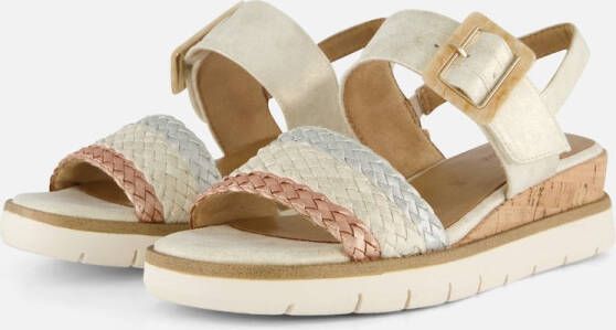 Marco Tozzi MT Soft Lining Dames Slippers en Sandalen DUNE MET.COMB