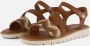 Marco Tozzi MT Soft Lining Dames Slippers en Sandalen COGNAC COMB - Thumbnail 4